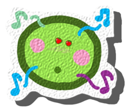 Strange reaction.(English) sticker #11812211