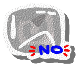 Strange reaction.(English) sticker #11812212