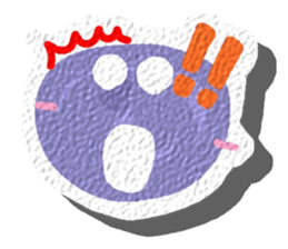 Strange reaction.(English) sticker #11812213