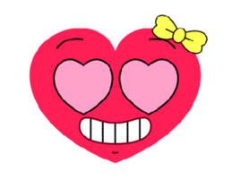 Animation of the Heart Girl sticker #11812445
