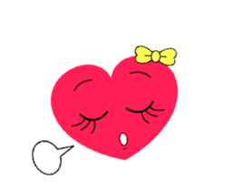 Animation of the Heart Girl sticker #11812454