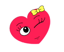 Animation of the Heart Girl sticker #11812455