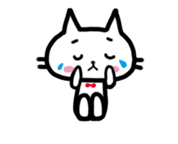 "MAYUNEKO" The cats with eyebrows!2 sticker #11813042