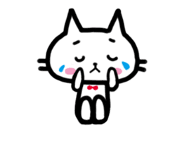 "MAYUNEKO" The cats with eyebrows!2 sticker #11813042