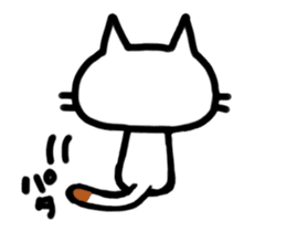 "MAYUNEKO" The cats with eyebrows!2 sticker #11813043