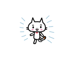 "MAYUNEKO" The cats with eyebrows!2 sticker #11813053