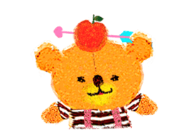 Move!Upcheeka(comical bear) sticker #11813727