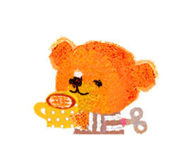 Move!Upcheeka(comical bear) sticker #11813728