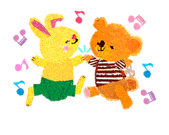 Move!Upcheeka(comical bear) sticker #11813729