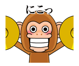 Cymbal monkey/Animated sticker #11813741