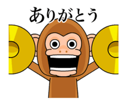 Cymbal monkey/Animated sticker #11813750