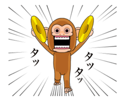 Cymbal monkey/Animated sticker #11813752