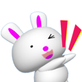 Punyo-punyo rice cake rabbit Animation