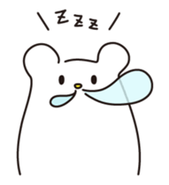 Simple moving bear sticker #11814168