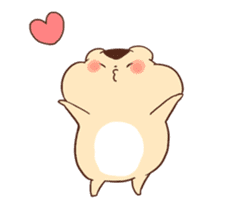 yuruyuru Hamster and animal sticker #11814255