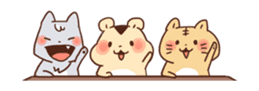 yuruyuru Hamster and animal sticker #11814259