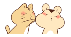yuruyuru Hamster and animal sticker #11814261