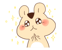 yuruyuru Hamster and animal sticker #11814262