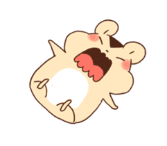 yuruyuru Hamster and animal sticker #11814273