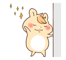 yuruyuru Hamster and animal sticker #11814274