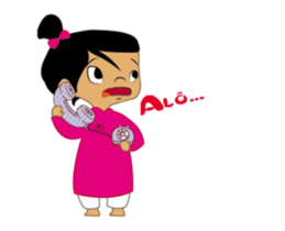 Lovely Long-Dressed Girl sticker #11814382