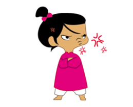 Lovely Long-Dressed Girl sticker #11814383