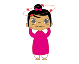 Lovely Long-Dressed Girl sticker #11814384