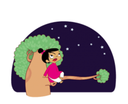 Lovely Long-Dressed Girl sticker #11814385