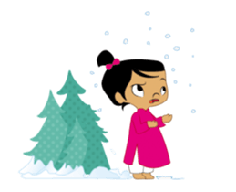 Lovely Long-Dressed Girl sticker #11814386