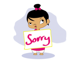 Lovely Long-Dressed Girl sticker #11814387