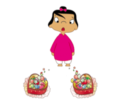 Lovely Long-Dressed Girl sticker #11814388