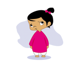 Lovely Long-Dressed Girl sticker #11814393