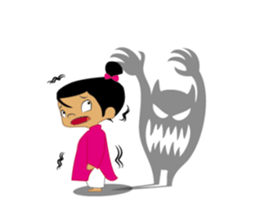 Lovely Long-Dressed Girl sticker #11814394