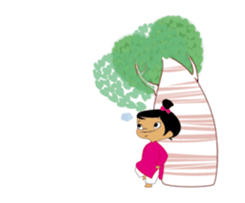 Lovely Long-Dressed Girl sticker #11814400