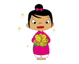 Lovely Long-Dressed Girl sticker #11814401