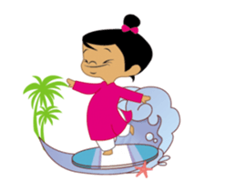 Lovely Long-Dressed Girl sticker #11814402