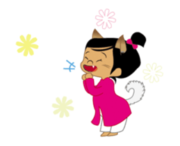 Lovely Long-Dressed Girl sticker #11814404