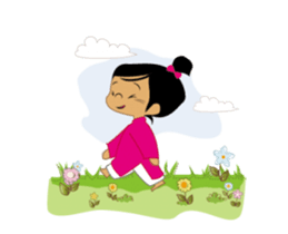 Lovely Long-Dressed Girl sticker #11814405