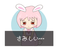 Bunny-ish girls sticker #11814791