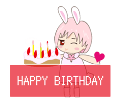 Bunny-ish girls sticker #11814800