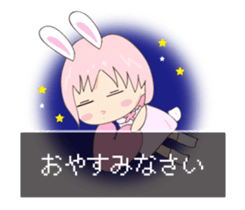 Bunny-ish girls sticker #11814813