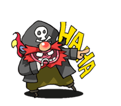Pirate Red Beard Animate sticker #11815174
