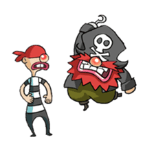 Pirate Red Beard Animate sticker #11815184