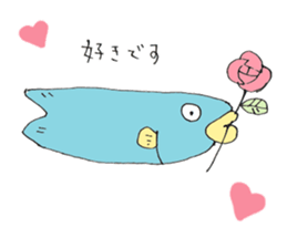 Surreal and Funny fish sticker #11815210