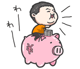 Takatouriki's " Money " Sticker sticker #11815329