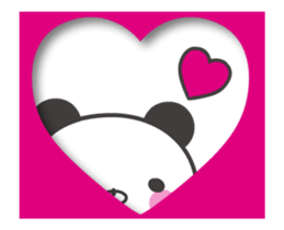 Onomatopoetic word panda - Animated! 1 sticker #11815387