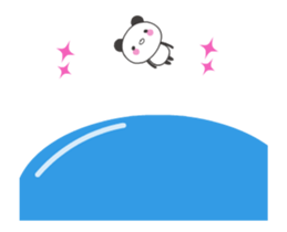 Onomatopoetic word panda - Animated! 1 sticker #11815388