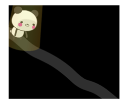 Onomatopoetic word panda - Animated! 1 sticker #11815391