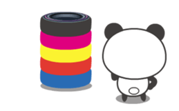 Onomatopoetic word panda - Animated! 1 sticker #11815395