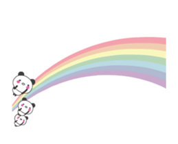 Onomatopoetic word panda - Animated! 1 sticker #11815397